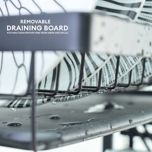 Dish Drying Stand, Rust Proof Dish Drainer - Kbr Express