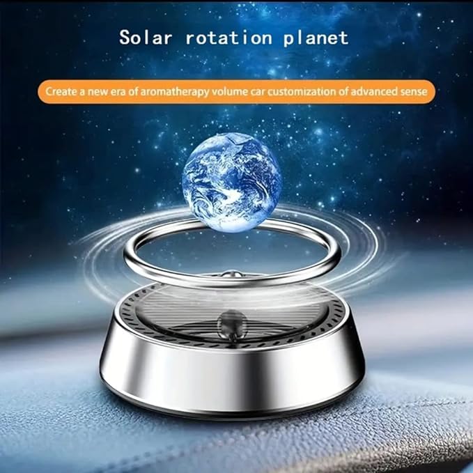 Revolving Planet Solar Car Air Freshener - Kbr Express