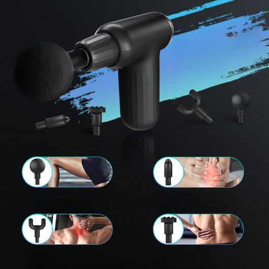 Muscle Massage Gun with 4 Heads FH-820 - Kbr Express