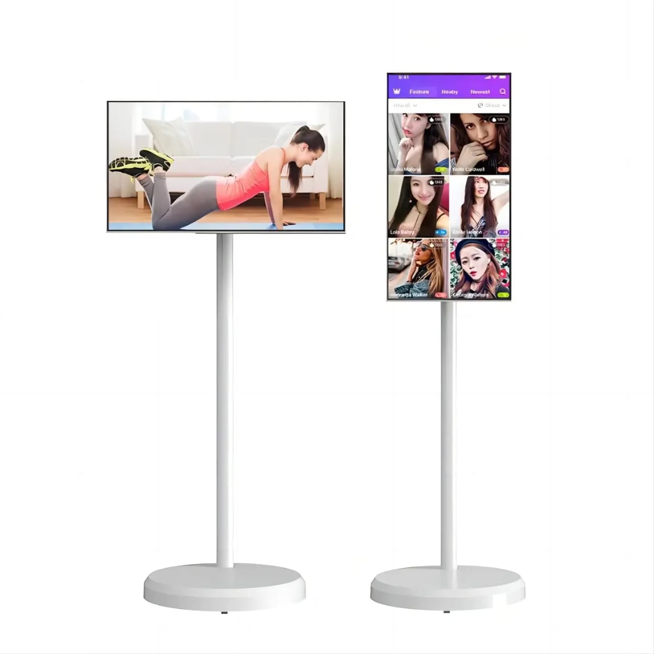 22 Inch Floor Stand Smart TV Android Touch Screen - Kbr Express